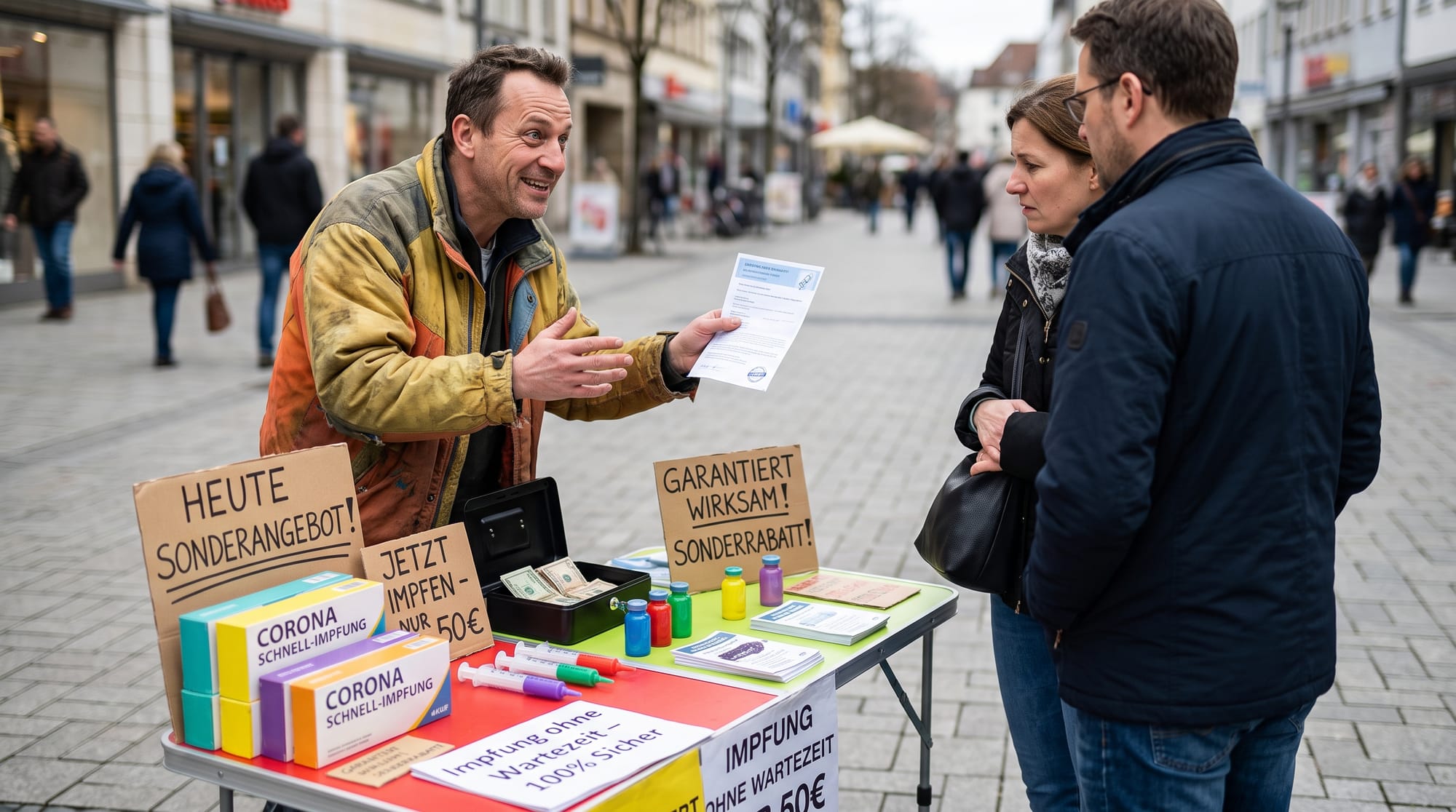 Ärmel hoch, Preis rauf: Die Verkaufstechniken hinter der Impfkampagne